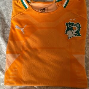 Adults Puma 2014-2015 Ivory Coast Home Shirt lg